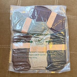 Womens Crew Socks 5-Pack - Mixed Neutrals